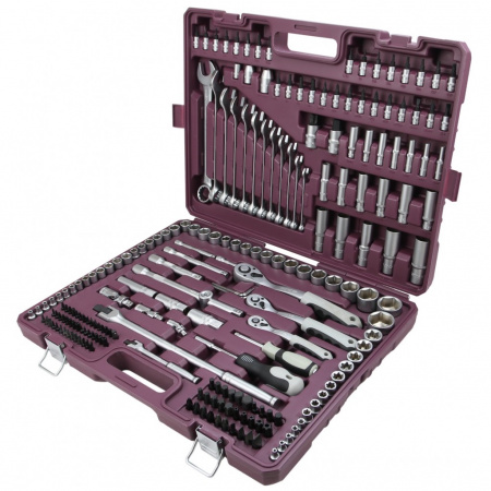 Thorvik Набор инструмента универсальный 1/4", 3/8", 1/2"DR, 217 предметов