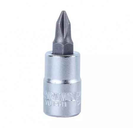 GARWIN Головка торцевая с вставкой 1/4" PH1