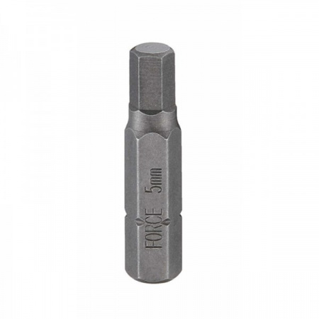 FORCE Бита шестигранная 1/2"DR 7 мм L=30 мм