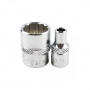 Licota Набор торцевых головок 1/4", 12-ти гранных, 3/16"-9/16", 10 пр. на линейке