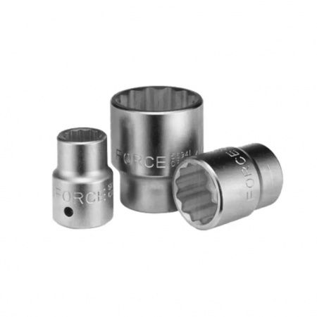 FORCE Головка торцевая Splain 1/2", 9 мм, длина 38 мм
