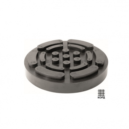 РТИ Резиновая накладка для подъемников «WERTHER», кордированная ø131 h26
