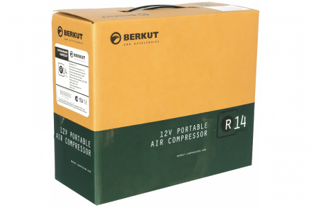 BERKUT Автомобильный компрессор R14, 40 л/мин, сумка для хранения
