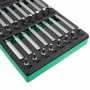 GARWIN PRO Набор бит 10 мм, Torx, Spline, Hex, 48 пр. в ложементе EVA
