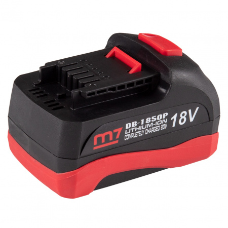 MIGHTY SEVEN Аккумуляторная угловая шлифовальная машина (УШМ), 125 мм, 18 В, кейс