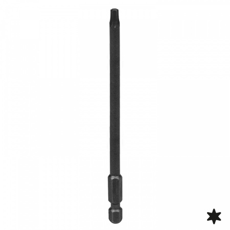 KING TONY Вставка (бита) торцевая 1/4", Torx, Т27, L = 110 мм, для шуруповерта 