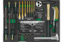 ROCKFORCE Тележка инструментальная 7 секций с наб. инструментов 274пр., с доп. боковой секцией