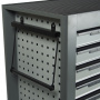 JTC-S1074 Тележка инструментальная 7 секций серая JTC