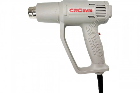 CROWN Фен строительный 1600 Вт, 300/600 л/мин, 300/550 °С