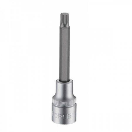 FORCE Головка-бита 1/2"DR Spline удлиненная M16х100 мм