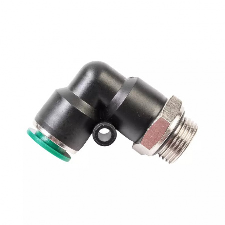 GARWIN PRO Уголок M3/8" цанга 10 мм, с уплотнением, пластм. корпус