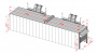 KraftWell KRW2455-TRMG Покрасочная камера 24 х 5 х 4,9 м., 120 000 м3/ч