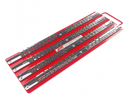 JTC Лоток с реечными держателями головок (1/4"х20 шт. 3/8"х30 шт. 1/2"х30 шт.) 440х150 мм 