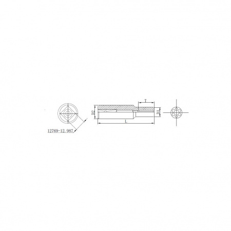 Thorvik Головка торцевая глубокая 1/2"DR, внешний TORX®, Е12