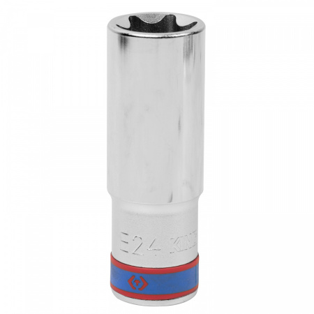 KING TONY Головка торцевая TORX Е-стандарт 1/2", E24, L = 77 мм
