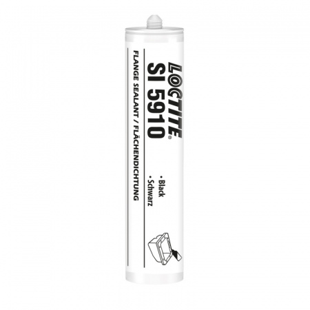 LOCTITE SI 5910 BK 300ML Силиконовый нейтральный клей-герметик, черный