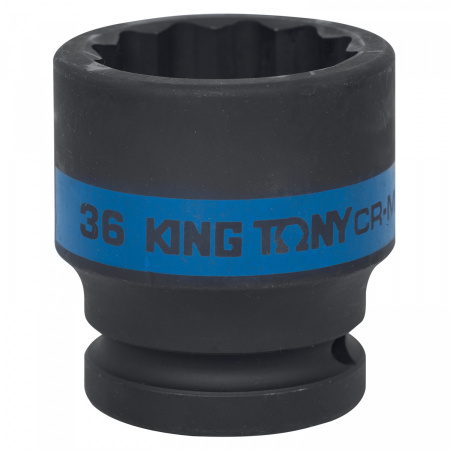 KING TONY Головка торцевая ударная двенадцатигранная 3/4", 36 мм