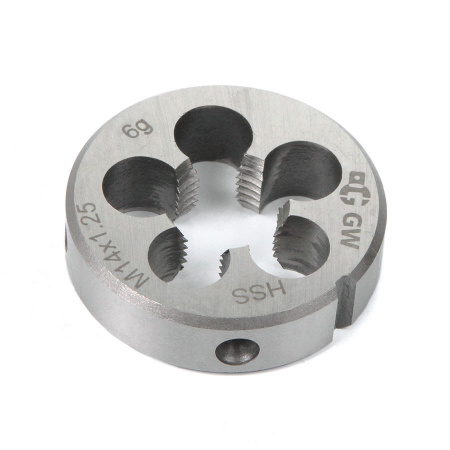 GARWIN Плашка метрическая М14 х 1.25, HSS, DIN223, 38x10