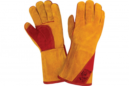 Краги кожанные Siberia особопрочные Kevlar. 2Hands 