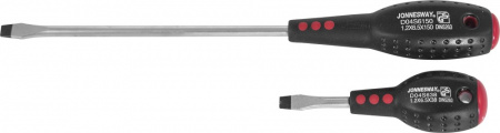 JONNESWAY Отвертка стержневая шлицевая FULL STAR, SL3х150 мм