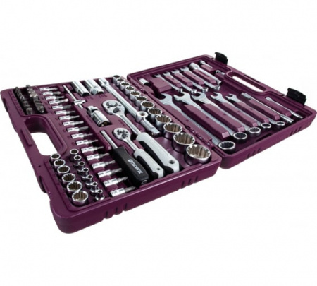 Thorvik Набор инструмента универсальный 1/4", 1/2"DR с головками торцевыми MultiProf, 82 предмета