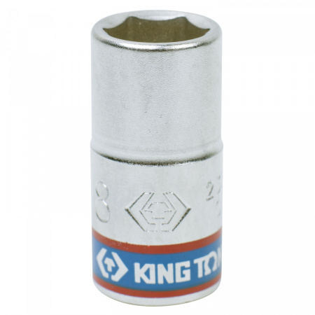 KING TONY Головка торцевая стандартная шестигранная 1/4", 8 мм