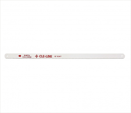 CLE-LINE Полотно по металлу биметаллическое 300x13x0,65 мм, HSS, 24 TPI   