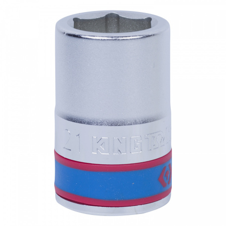 KING TONY Головка торцевая стандартная шестигранная 3/4", 21 мм