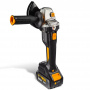 RUNTEC PRO Шлифмашина угловая аккумуляторная 125 мм, 20В, 2*4Ач, 900Вт