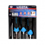 Licota Набор отверток SL (шлиц)/PH (крест), 7 предметов в ложементе