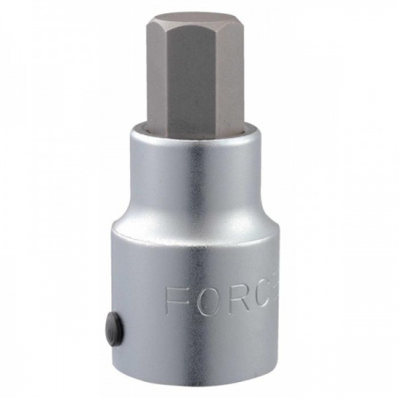 FORCE Головка-бита шестигранная 3/4"DR 19 мм L=80 мм