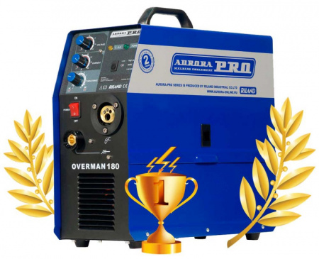 AuroraPRO Инверторный сварочный полуавтомат OVERMAN 180