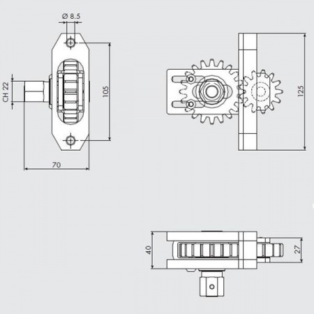 CAR-TOOL Приспособление для проворота коленвала IVECO