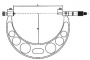 ASIMETO Микрометр цифровой IP65 0,001 мм, 500-600 мм 4 / 2