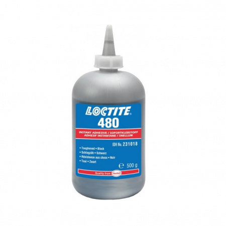 LOCTITE 480 500G Упрочнённый, термо/вибростойкий, черный