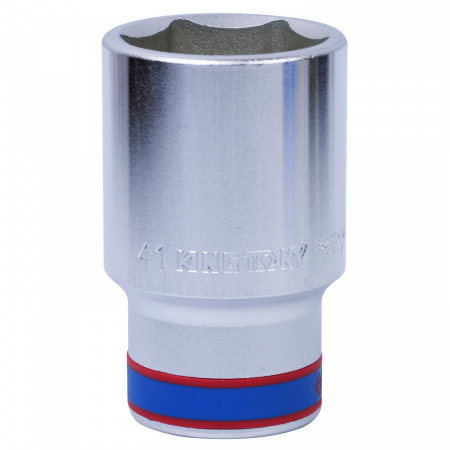 KING TONY Головка торцевая глубокая шестигранная 3/4", 41 мм
