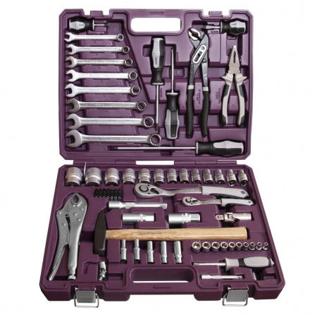 Thorvik Набор инструмента универсальный 1/4", 1/2"DR, 72 предмета TS072