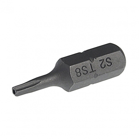 JTC Бита TORX TS8Hх25 мм 1/4" 5-ти гранная с отверстием 