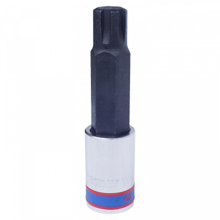 KING TONY Насадка (бита) торцевая 1/2", RIBE, M16, L = 100 мм