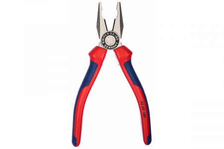 Knipex Плоскогубцы комбинированные, 180 мм, фосфатированные, 2-комп ручки