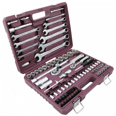 Thorvik Набор инструмента универсальный 1/4", 1/2"DR, 82 предмета, в кейсе