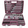 Thorvik Набор инструмента универсальный 1/4", 1/2"DR, 82 предмета, в кейсе