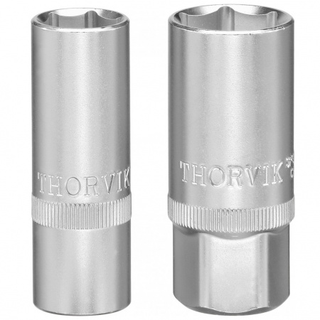 Thorvik Головка торцевая свечная 3/8"DR, 21 мм