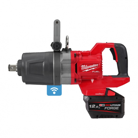 MILWAUKEE Гайковерт ударный аккумуляторный укороченный M18 ONEFHIWF1DS-121C 1" D, FORGE™, 2711 Нм