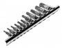 JTC Набор головок торцевых 1/4"-3/8" TORX Т10Н-Т60Н с отверстием 11 предметов 
