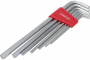 FORCE Набор ключей шестигранных Г-образных дюймовых 3/32"-3/8" угловых ключей экстрадлинных 7 пр.