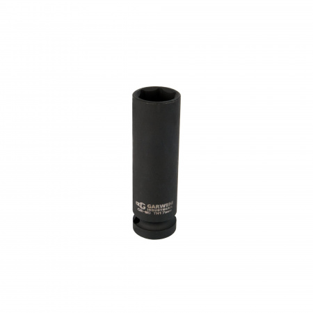GARWIN PRO Головка торцевая, 6-гр, ударная, глубокая, 1/2", 21 мм, тонкостенная, для литых дисков