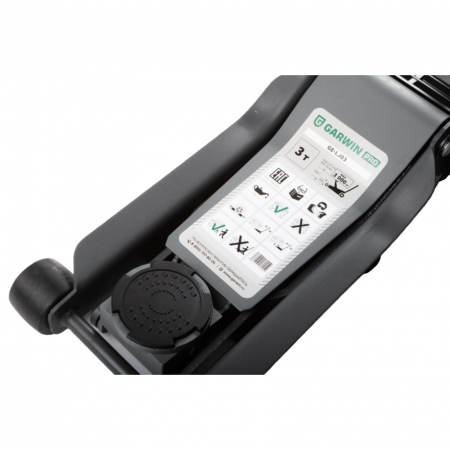GARWIN PRO Домкрат подкатной низкого подхвата 3 т, 95-515 мм, профессиональный