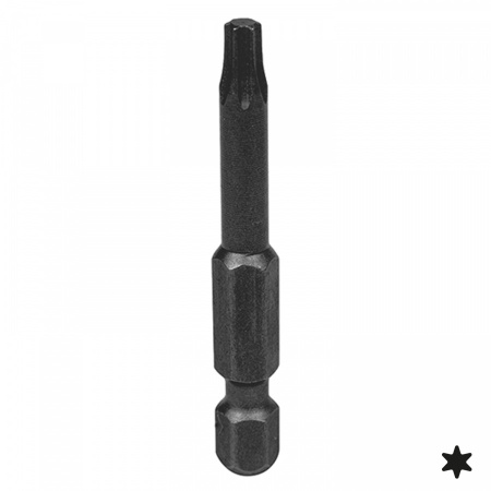 KING TONY Вставка (бита) торцевая 1/4", Torx, Т9, 50 мм, для шуруповерта