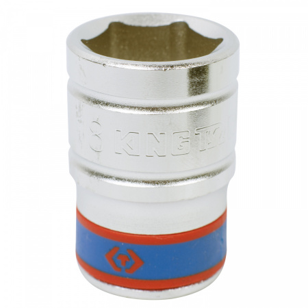 KING TONY Головка торцевая стандартная шестигранная 1/2", 18 мм